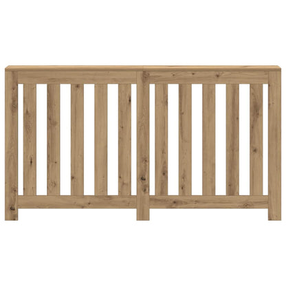 vidaXL Radiator Cover Oak 149 x 20 x 82 cm Engineered Wood 3