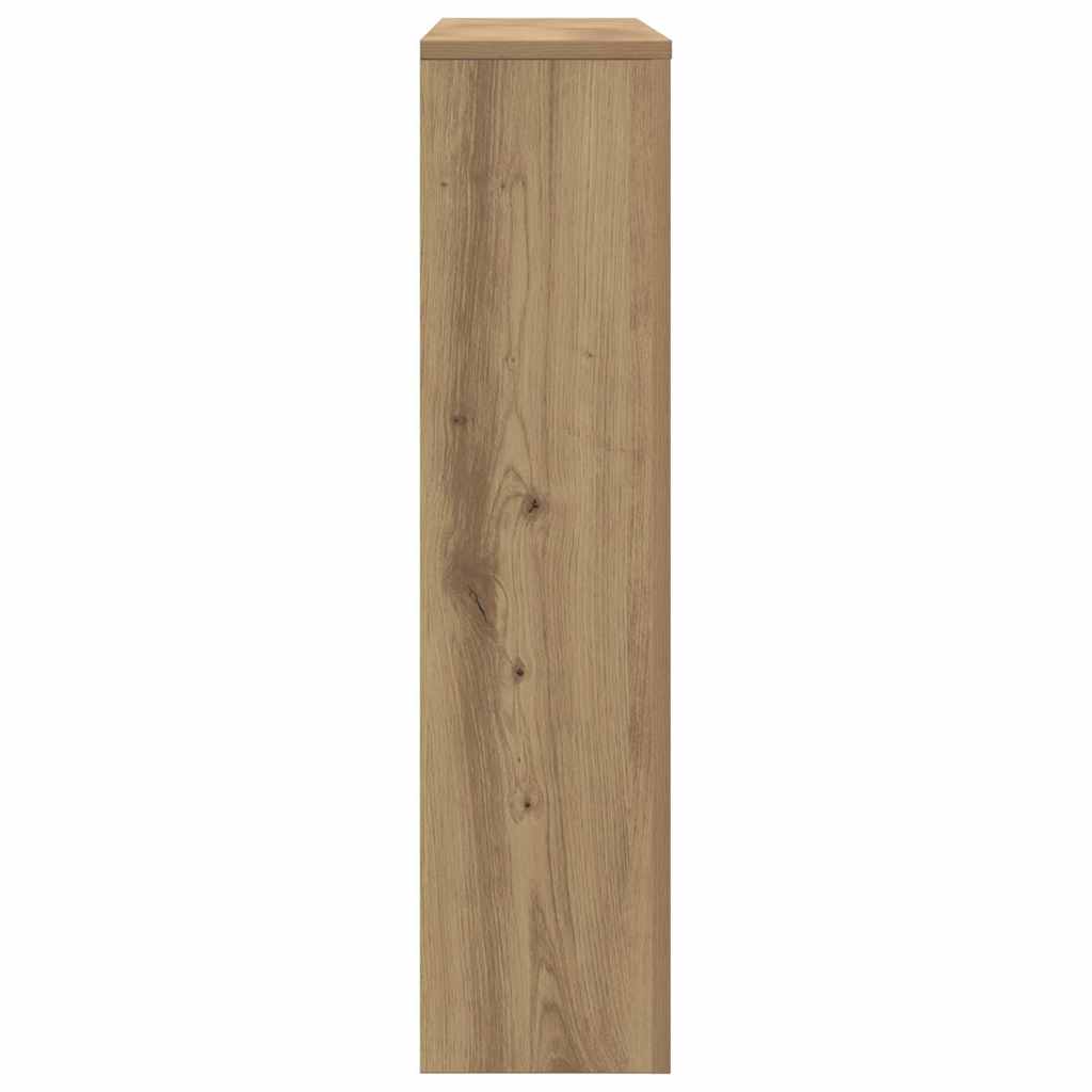 vidaXL Radiator Cover Oak 149 x 20 x 82 cm Engineered Wood 5