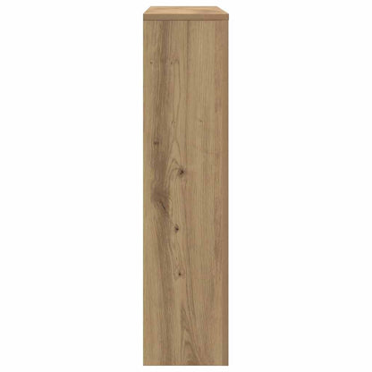 vidaXL Radiator Cover Oak 149 x 20 x 82 cm Engineered Wood 5