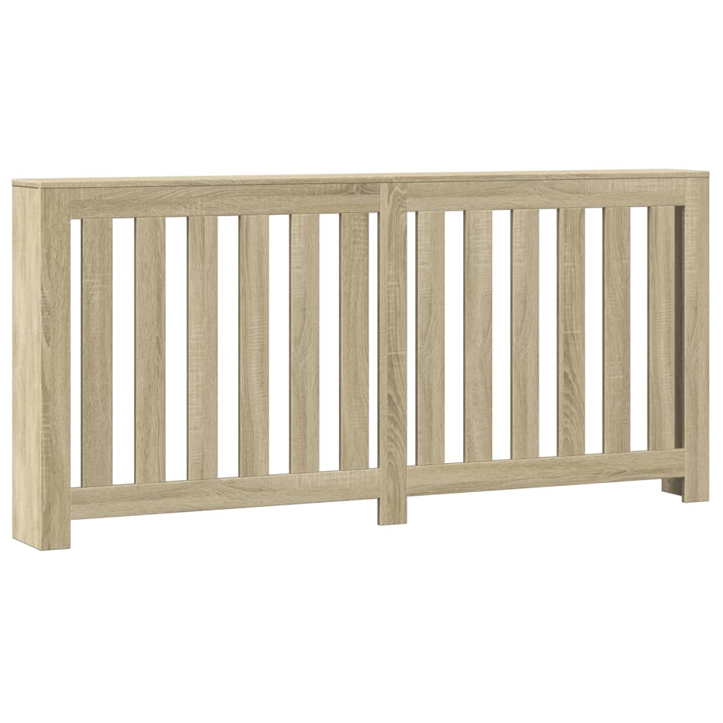 vidaXL Radiator Cover Sonoma Oak 175 x 20 x 82 cm Engineered Wood 2