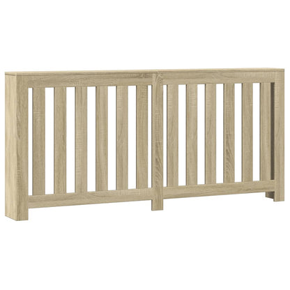 vidaXL Radiator Cover Sonoma Oak 175 x 20 x 82 cm Engineered Wood 2