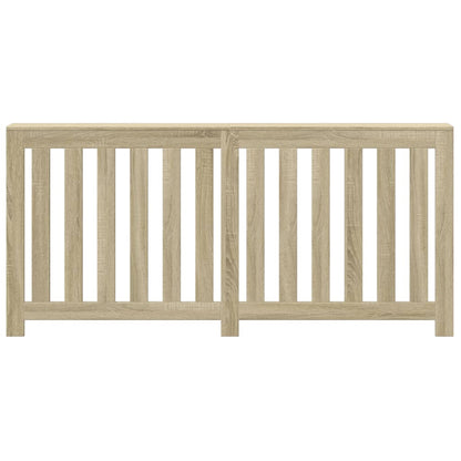 vidaXL Radiator Cover Sonoma Oak 175 x 20 x 82 cm Engineered Wood 3