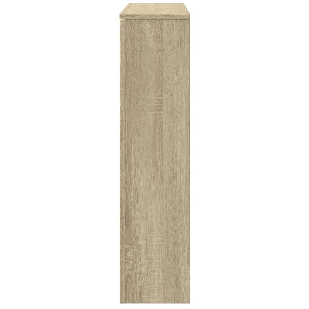 vidaXL Radiator Cover Sonoma Oak 175 x 20 x 82 cm Engineered Wood 5