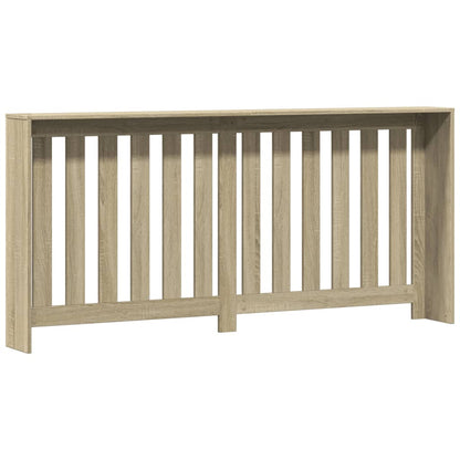 vidaXL Radiator Cover Sonoma Oak 175 x 20 x 82 cm Engineered Wood 4