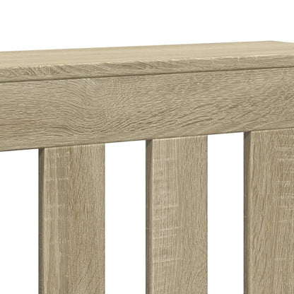 vidaXL Radiator Cover Sonoma Oak 175 x 20 x 82 cm Engineered Wood 6