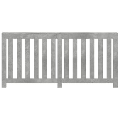 vidaXL Radiator Cover Concrete Grey 175 x 20 x 82 cm Engineered Wood 3