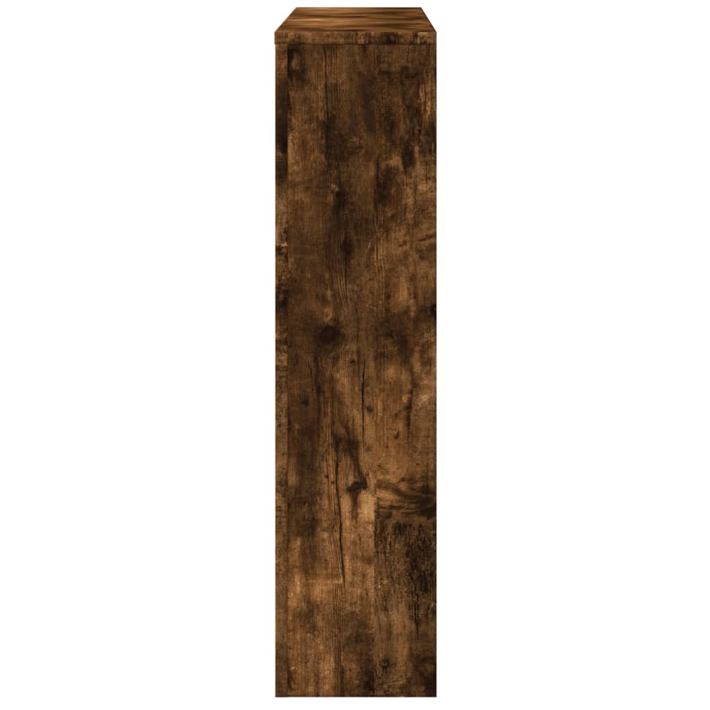 vidaXL Radiator Cover Smoked Oak 175 x 20 x 82 cm Engineered Wood 5