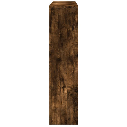 vidaXL Radiator Cover Smoked Oak 175 x 20 x 82 cm Engineered Wood 5