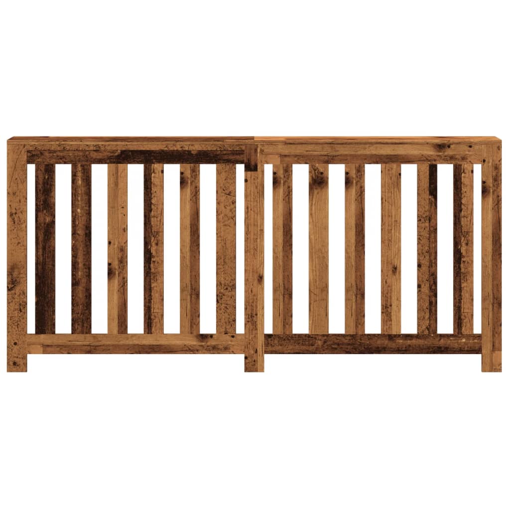vidaXL Radiator Cover Old Wood 175 x 20 x 82 cm Engineered Wood 3