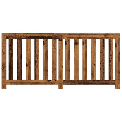 vidaXL Radiator Cover Old Wood 175 x 20 x 82 cm Engineered Wood 3