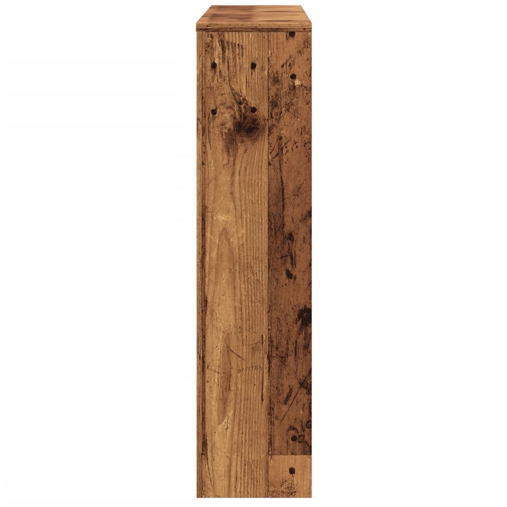 vidaXL Radiator Cover Old Wood 175 x 20 x 82 cm Engineered Wood 5