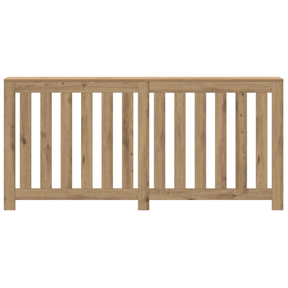 vidaXL Radiator Cover Oak 175 x 20 x 82 cm Engineered Wood 3