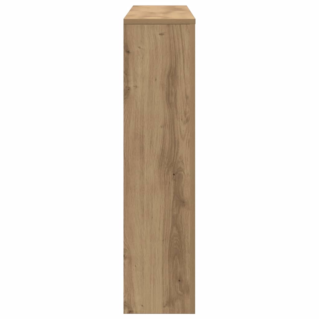 vidaXL Radiator Cover Oak 175 x 20 x 82 cm Engineered Wood 5