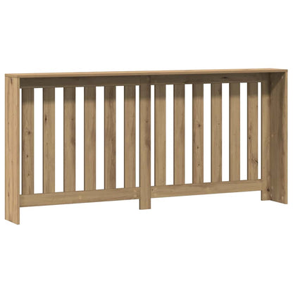 vidaXL Radiator Cover Oak 175 x 20 x 82 cm Engineered Wood 4
