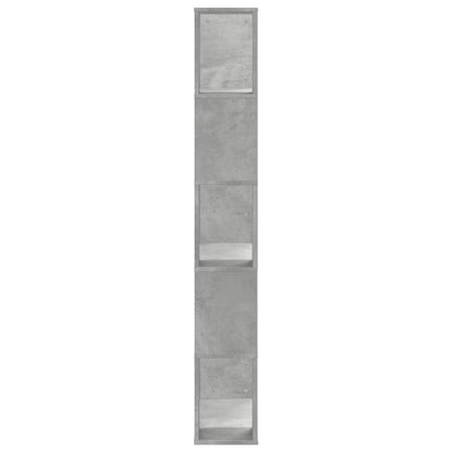 vidaXL Bookcase 5-Tier Concrete Grey 80,5x23,5x162,5 cm Engineered Wood 4