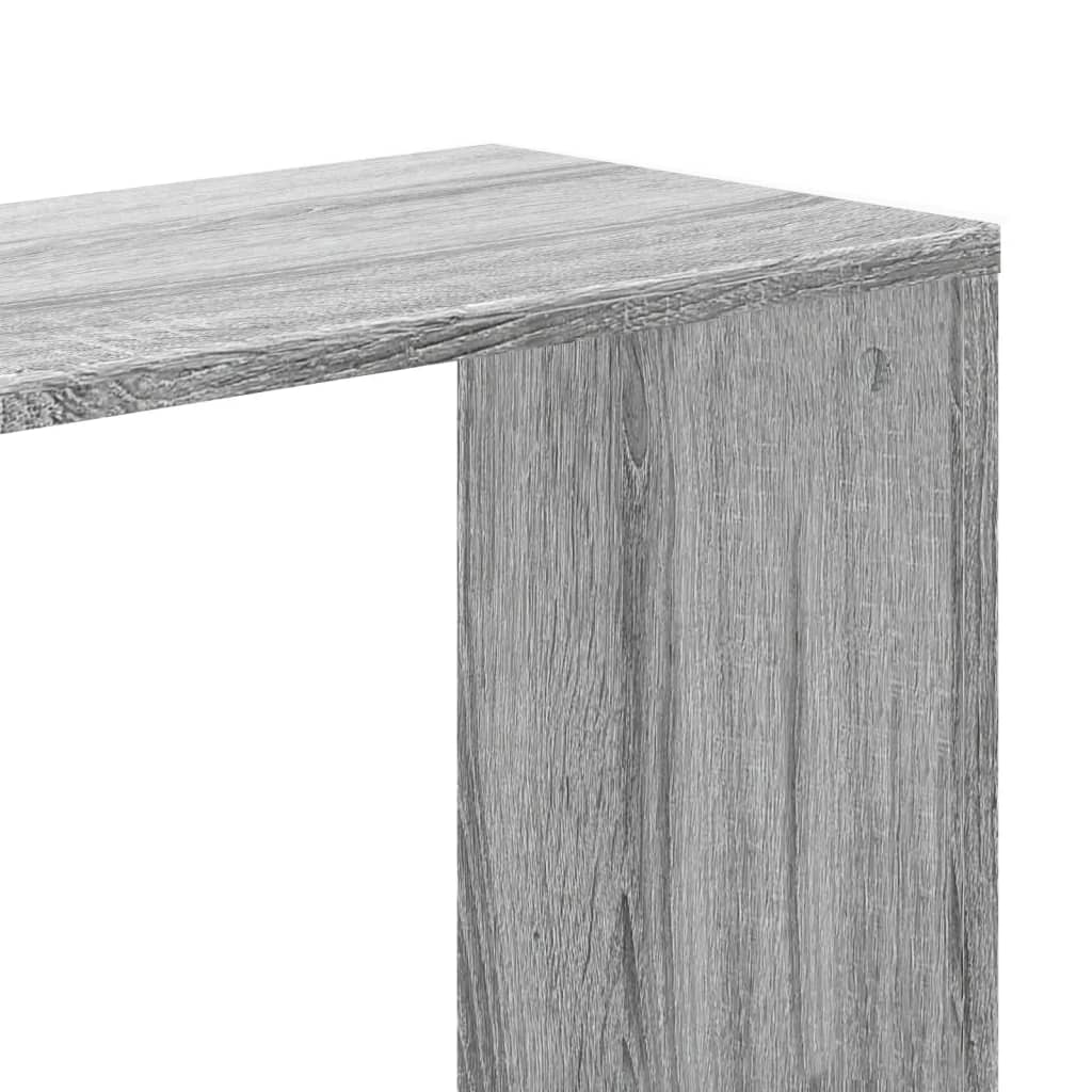 vidaXL Bookcase 5-Tier Grey Sonoma 80,5x23,5x162,5 cm Engineered Wood 6