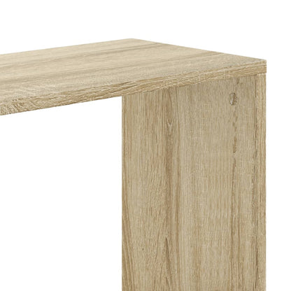 vidaXL Bookcase 5-Tier Sonoma Oak 45x23,5x162,5 cm Engineered Wood 6