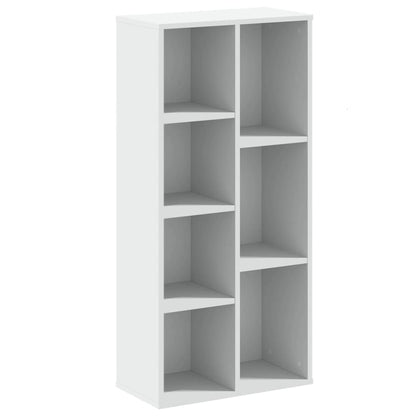 vidaXL Bookcase White 50x25x105 cm Engineered Wood 2