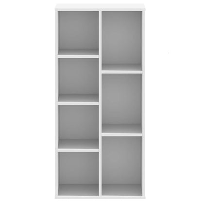 vidaXL Bookcase White 50x25x105 cm Engineered Wood 4
