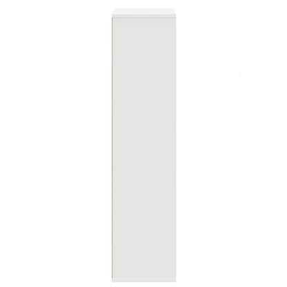 vidaXL Bookcase White 50x25x105 cm Engineered Wood 5