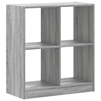 vidaXL Bookcase Grey Sonoma 68.5x32x75 cm Engineered Wood 2