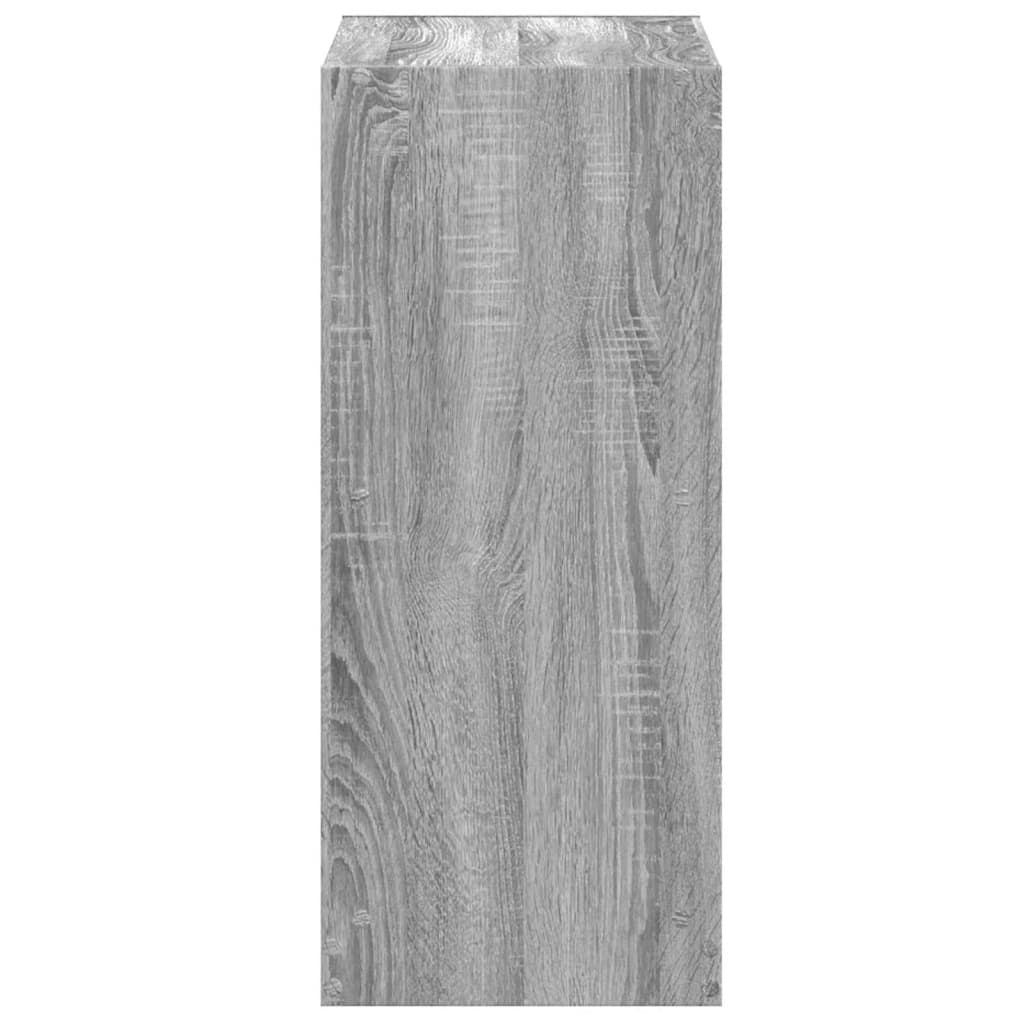 vidaXL Bookcase Grey Sonoma 68.5x32x75 cm Engineered Wood 5