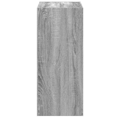 vidaXL Bookcase Grey Sonoma 68.5x32x75 cm Engineered Wood 5