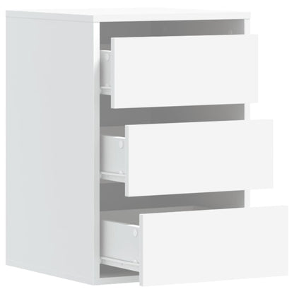vidaXL Corner Chest of Drawers White 40x41x58 cm Engineered Wood 5