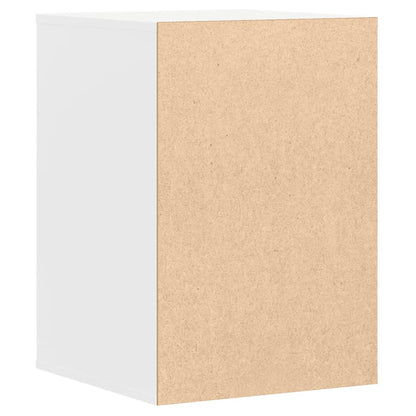 vidaXL Corner Chest of Drawers White 40x41x58 cm Engineered Wood 6
