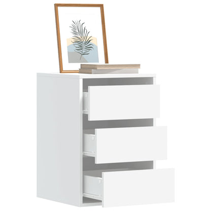 vidaXL Corner Chest of Drawers White 40x41x58 cm Engineered Wood 1