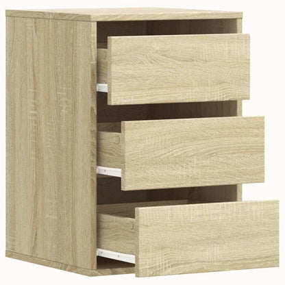vidaXL Corner Chest of Drawers Sonoma Oak 40x41x58 cm Engineered Wood 5