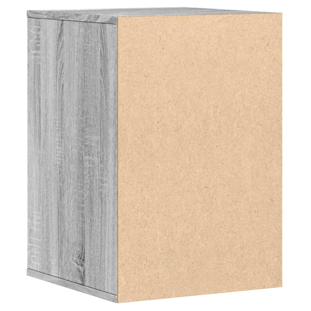 vidaXL Corner Chest of Drawers Grey Sonoma 40x41x58 cm Engineered Wood 6
