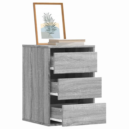 vidaXL Corner Chest of Drawers Grey Sonoma 40x41x58 cm Engineered Wood 1