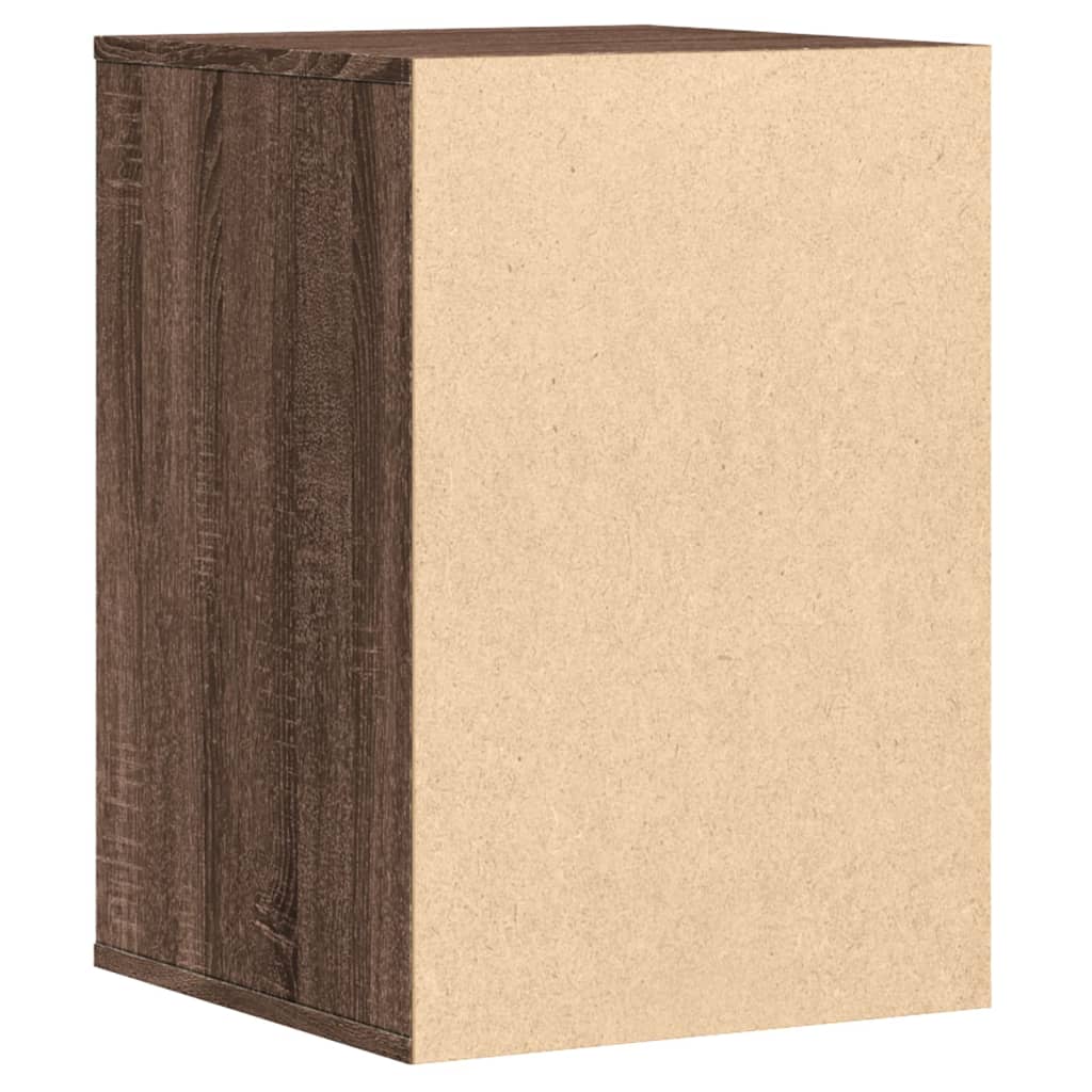 vidaXL Corner Chest of Drawers Brown Oak 40x41x58 cm Engineered Wood 6