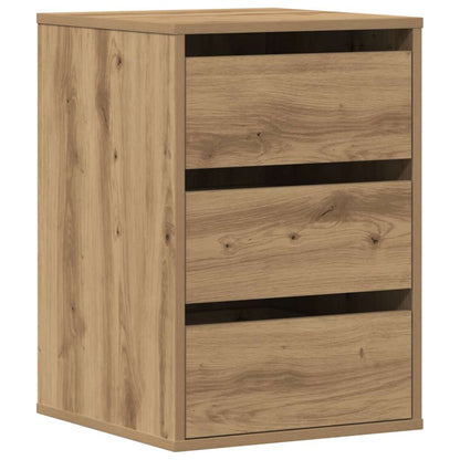 vidaXL Corner Chest of Drawers Artisian Oak 40x41x58 cm Engineered Wood 2