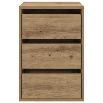 vidaXL Corner Chest of Drawers Artisian Oak 40x41x58 cm Engineered Wood 4