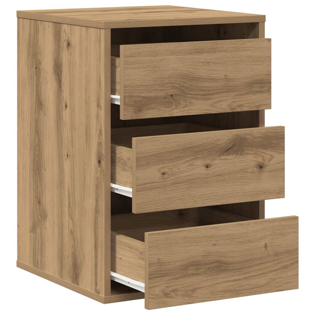 vidaXL Corner Chest of Drawers Artisian Oak 40x41x58 cm Engineered Wood 5