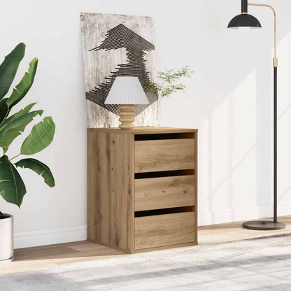 vidaXL Corner Chest of Drawers Artisian Oak 40x41x58 cm Engineered Wood 1
