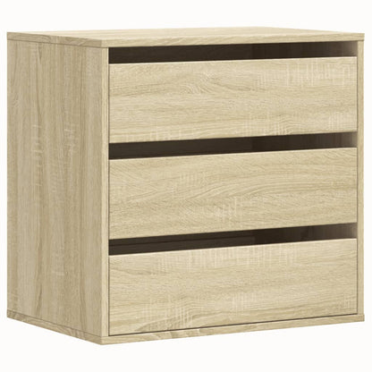 vidaXL Corner Chest of Drawers Sonoma Oak 60x41x58 cm Engineered Wood 2