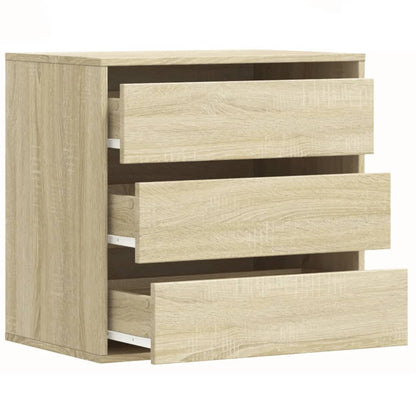 vidaXL Corner Chest of Drawers Sonoma Oak 60x41x58 cm Engineered Wood 5