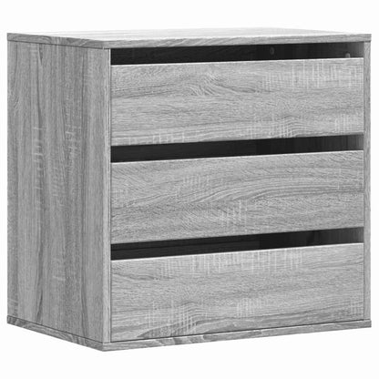 vidaXL Corner Chest of Drawers Grey Sonoma 60x41x58 cm Engineered Wood 2