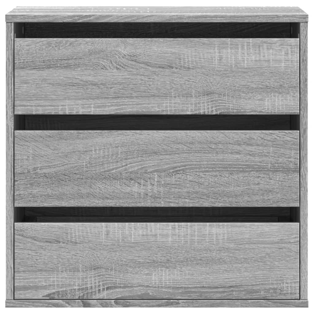 vidaXL Corner Chest of Drawers Grey Sonoma 60x41x58 cm Engineered Wood 4