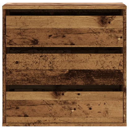 vidaXL Corner Chest of Drawers Old Wood 60x41x58 cm Engineered Wood 4