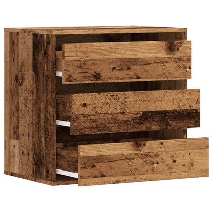 vidaXL Corner Chest of Drawers Old Wood 60x41x58 cm Engineered Wood 5