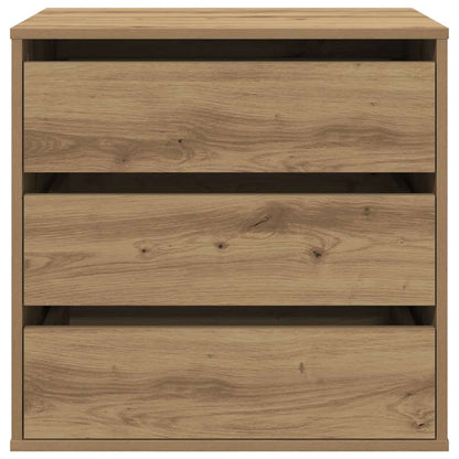 vidaXL Corner Chest of Drawers Artisian Oak 60x41x58 cm Engineered Wood 4