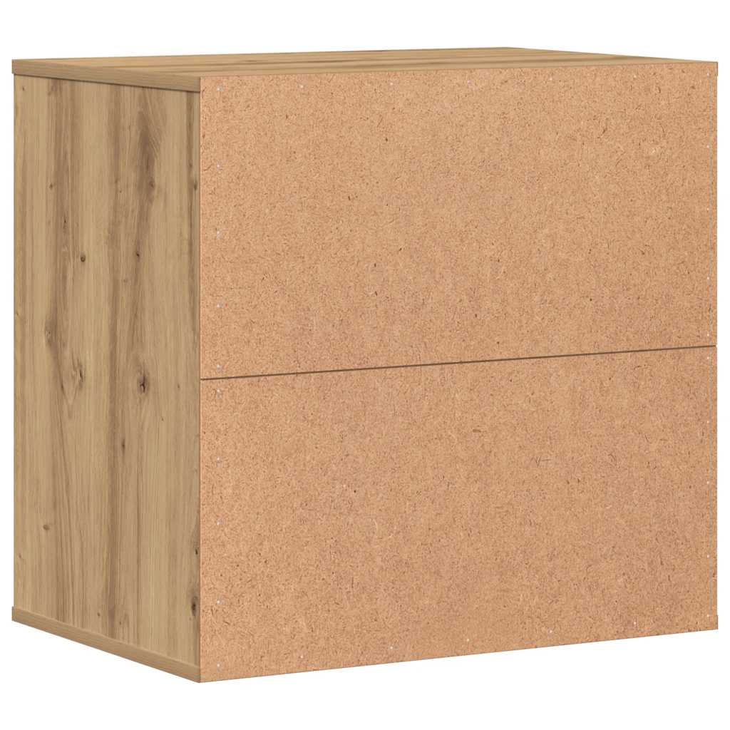 vidaXL Corner Chest of Drawers Artisian Oak 60x41x58 cm Engineered Wood 6