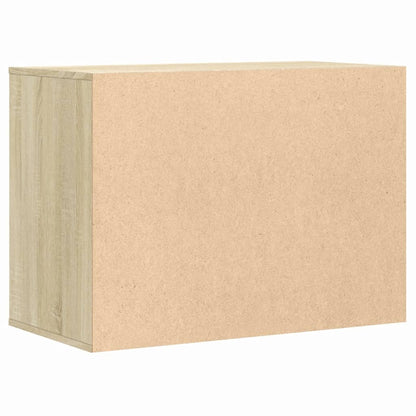 vidaXL Corner Chest of Drawers Sonoma Oak 80x41x58 cm Engineered Wood 6