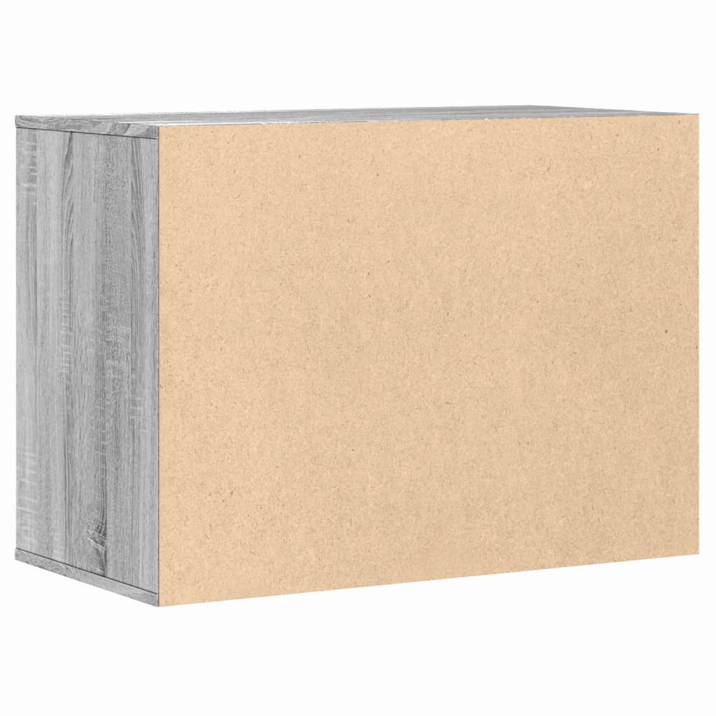 vidaXL Corner Chest of Drawers Grey Sonoma 80x41x58 cm Engineered Wood 6