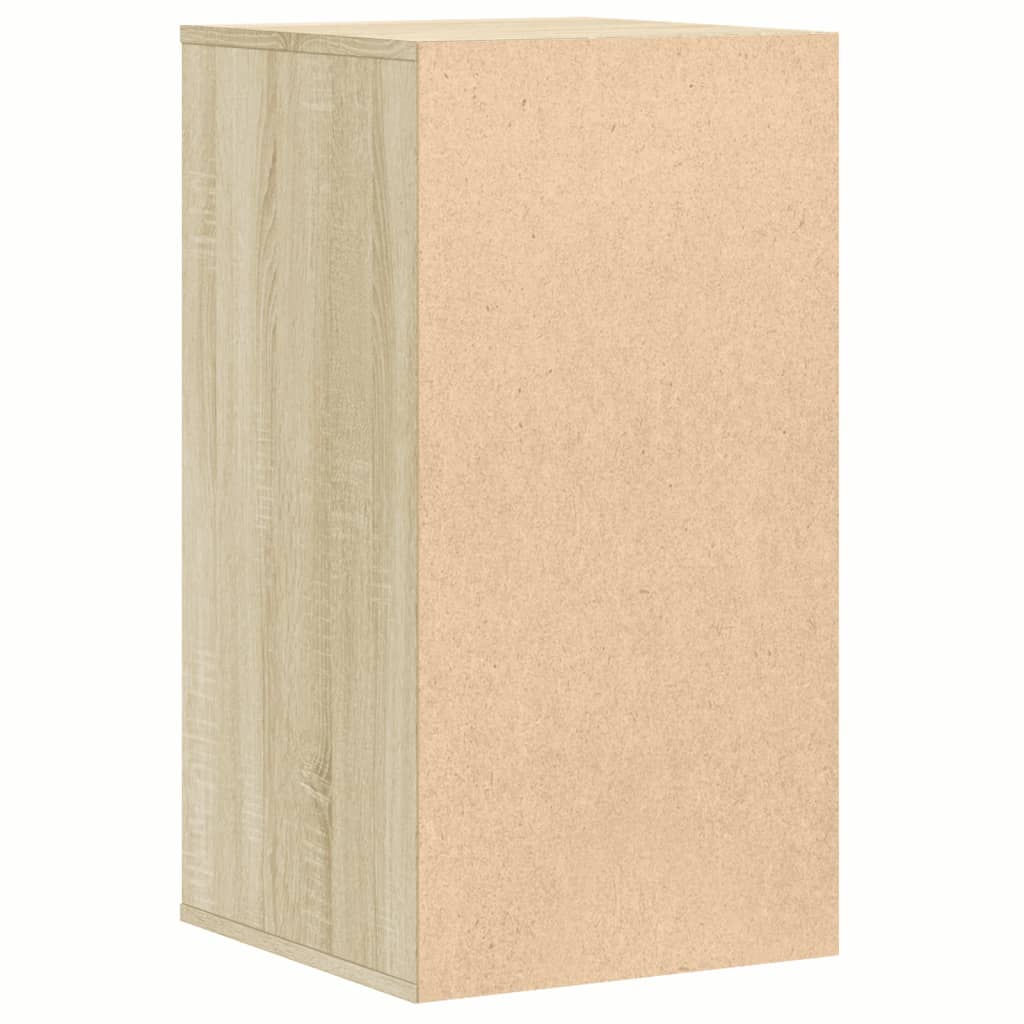 vidaXL Corner Chest of Drawers Sonoma Oak 40x41x76 cm Engineered Wood 6