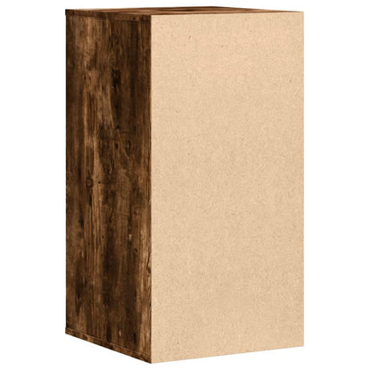 vidaXL Corner Chest of Drawers Smoked Oak 40x41x76 cm Engineered Wood 6